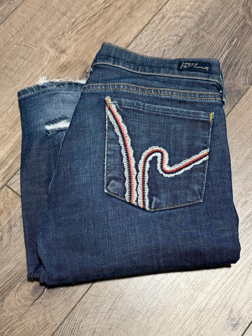 Citizens Of Humanity CROCHET low waist bootcut Y2K jeans size 26 33 1/2” inseam